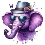 Purple Elephant Profile Picture